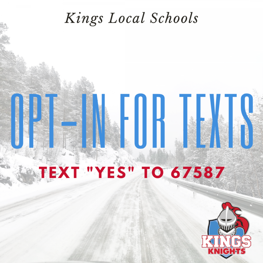 Opt in for District Text Messages graphic